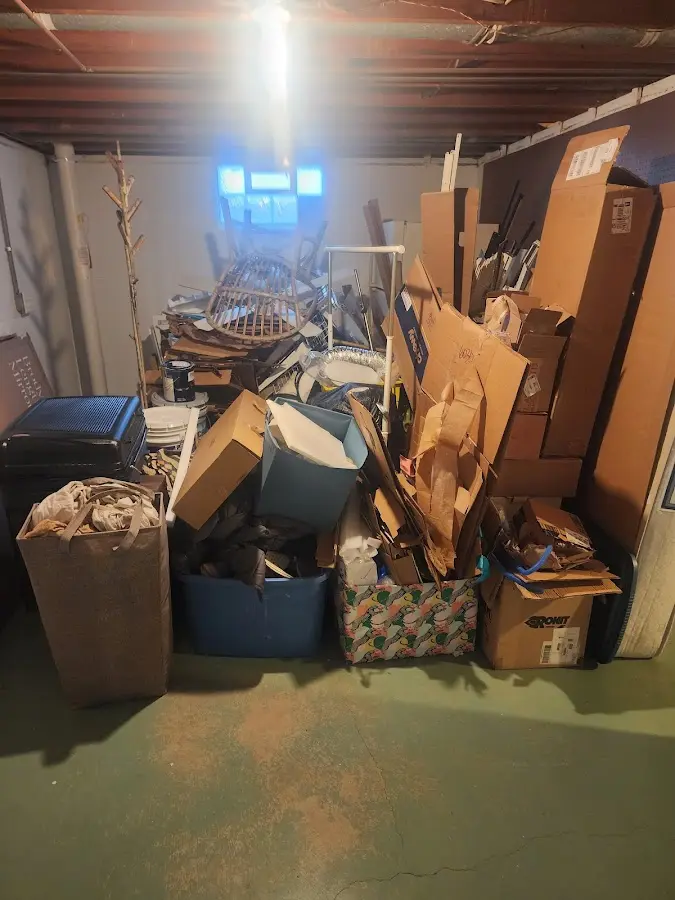 Roll-off dumpster container at job site for Yard Waste Dumpster Rental in Globe